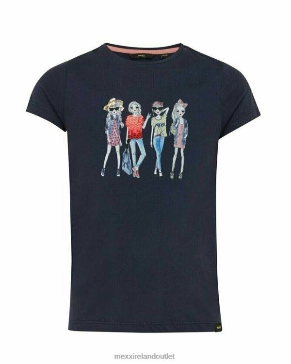 Mexx Artwork t-shirt Navy Blue 0T44H755 Girls