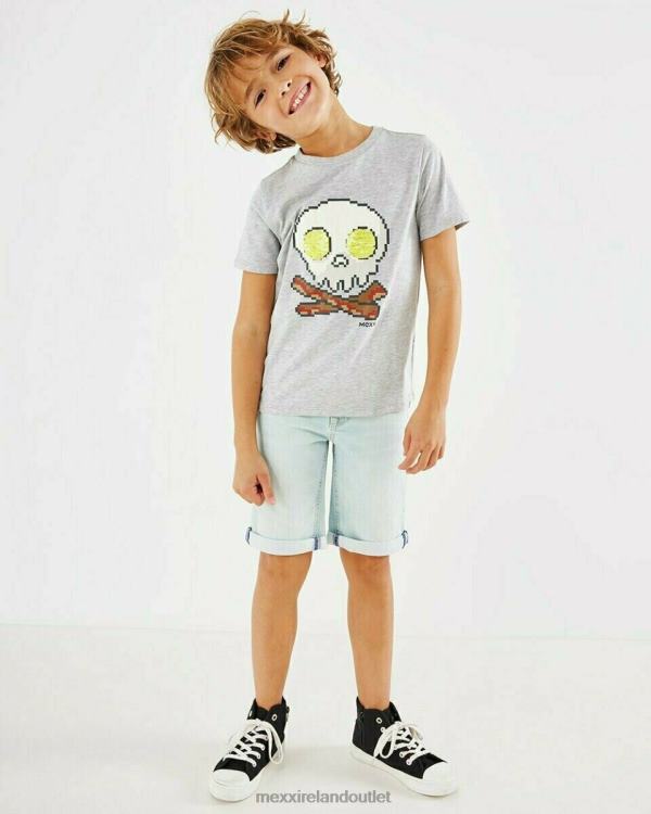 Mexx Artwork t-shirt grey melee Grey 0T44H911 Boys