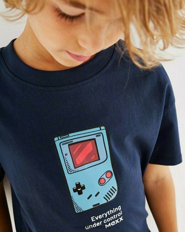 Mexx Artwork t-shirt navy Blue 0T44H973 Boys