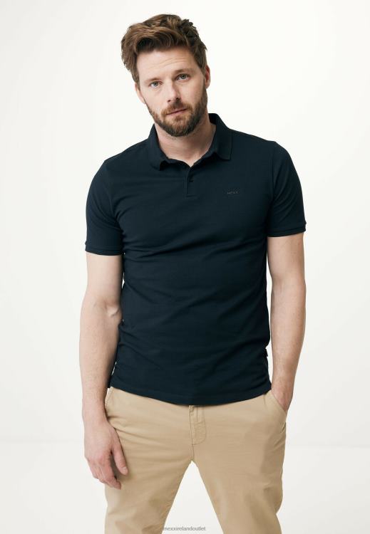 Mexx Basic Short Sleeve Polo Black Schwarz 0T44H477 Men