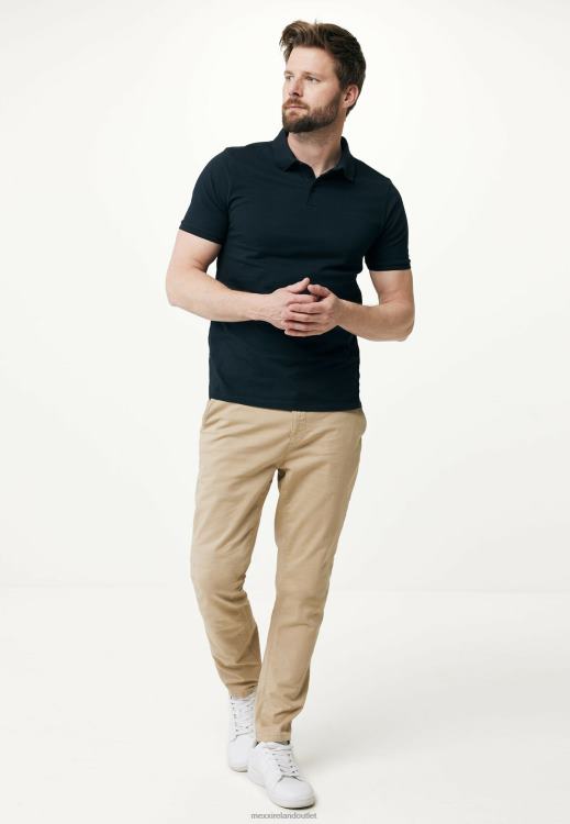 Mexx Basic Short Sleeve Polo Black Schwarz 0T44H477 Men