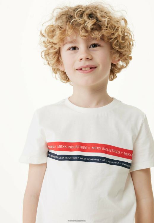 Mexx Basic T-shirt With Artwork Off White Cotton 0T44H878 Boys