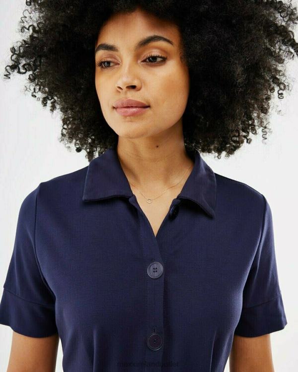 Mexx Blouse Dress Navy Blue 0T44H169 Women