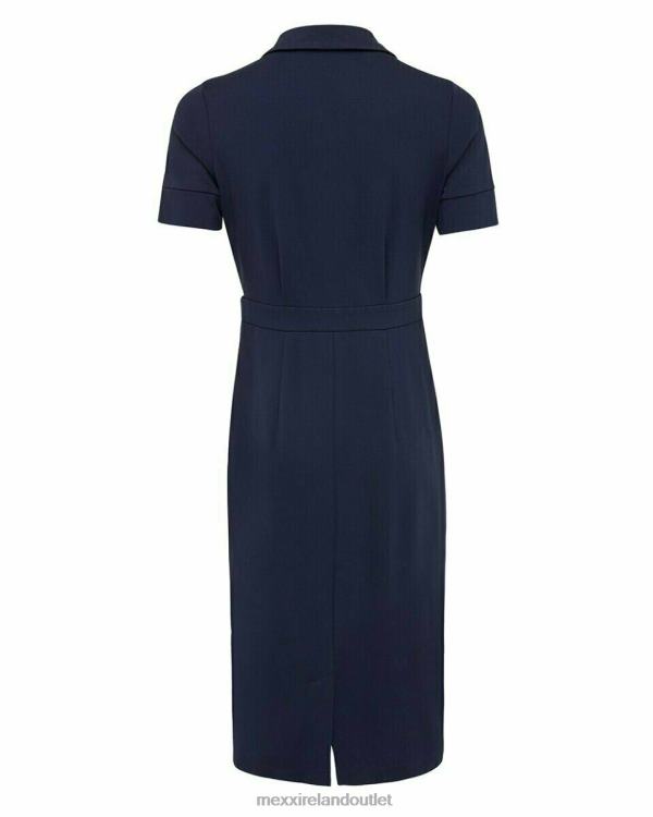 Mexx Blouse Dress Navy Blue 0T44H169 Women