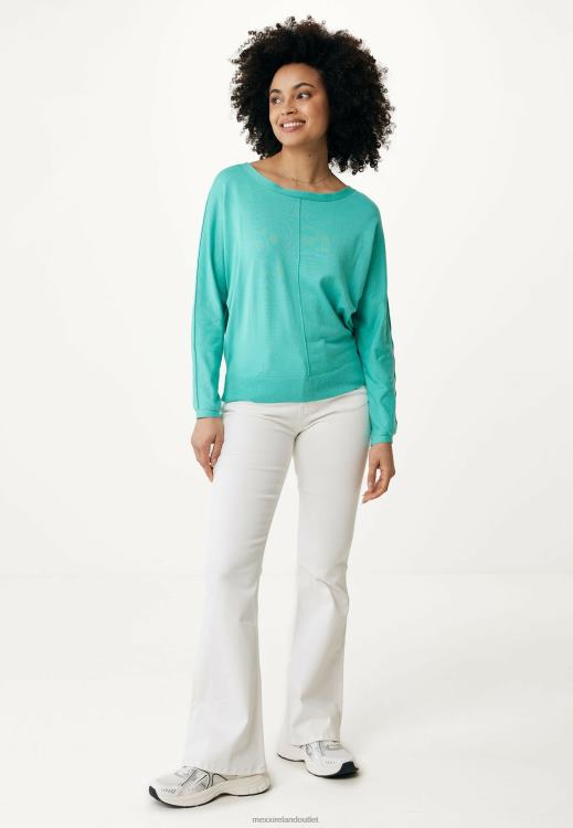 Mexx Boatneck Top Aqua Green 0T44H121 Women
