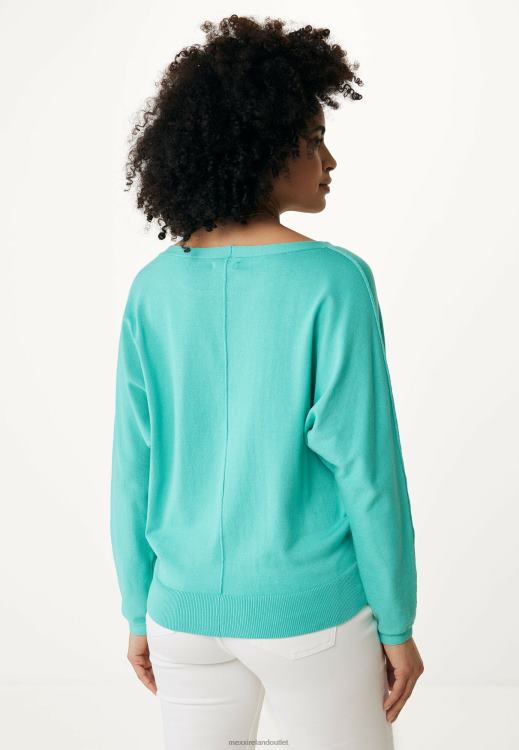 Mexx Boatneck Top Aqua Green 0T44H121 Women