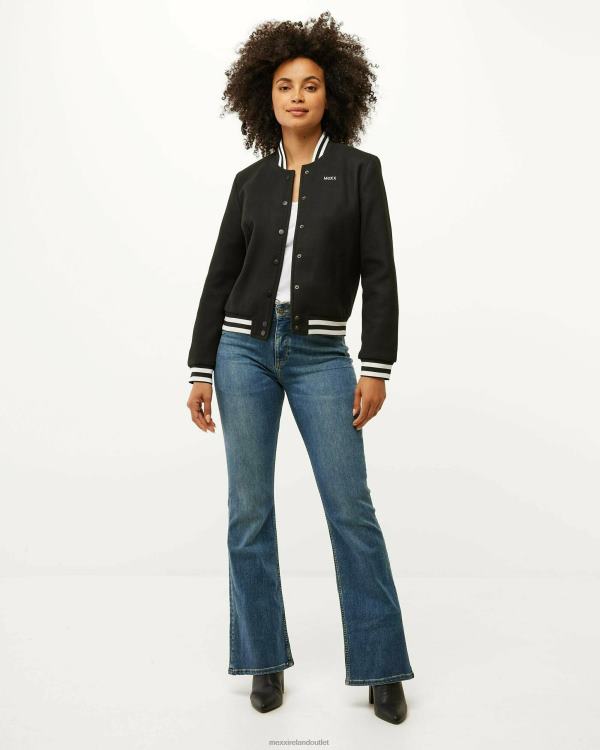 Mexx Bomber Jacket Black Schwarz 0T44H156 Women