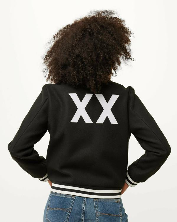 Mexx Bomber Jacket Black Schwarz 0T44H156 Women