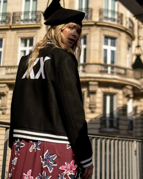 Mexx Bomber Jacket Black Schwarz 0T44H156 Women