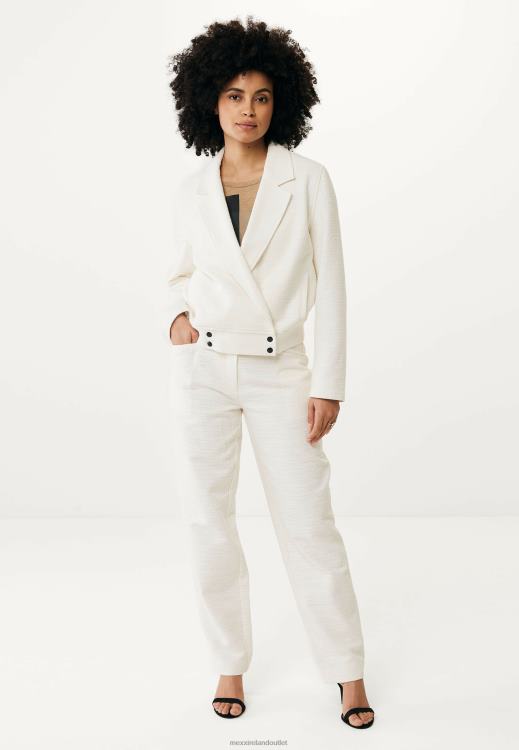 Mexx Bomber Jacket Cream White Beige 0T44H44 Women