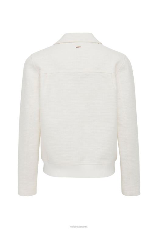 Mexx Bomber Jacket Cream White Beige 0T44H44 Women