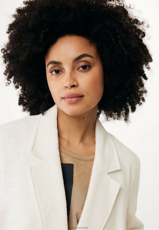 Mexx Bomber Jacket Cream White Beige 0T44H44 Women