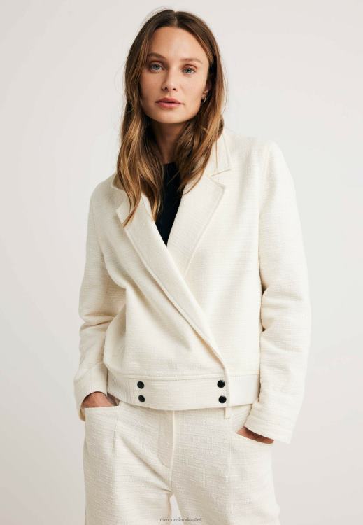 Mexx Bomber Jacket Cream White Beige 0T44H44 Women