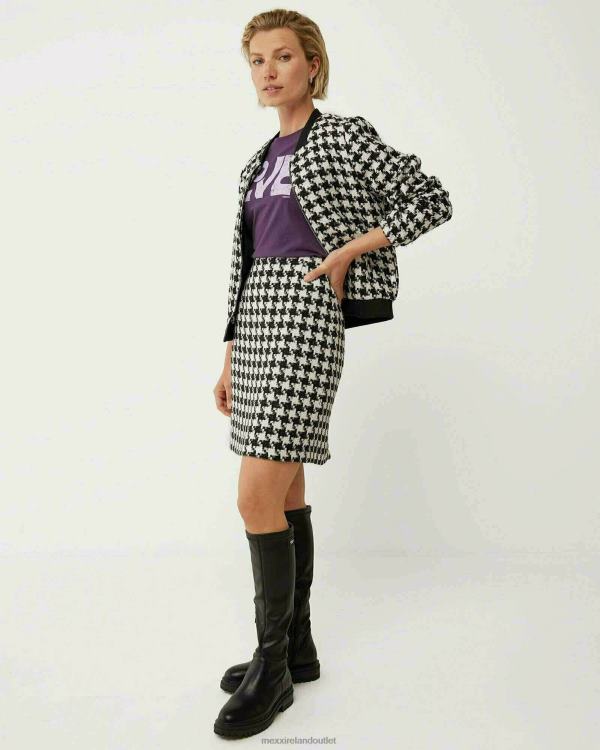 Mexx Boucle Skirt Black Schwarz 0T44H148 Women