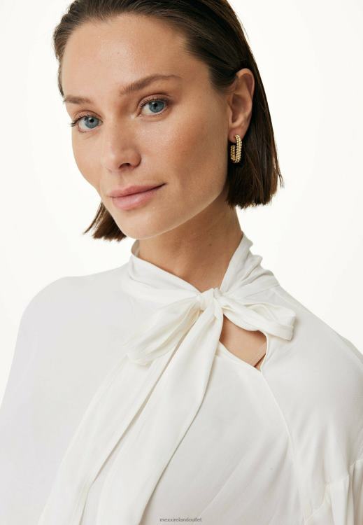 Mexx Bowtie Blouse Off White 0T44H68 Women