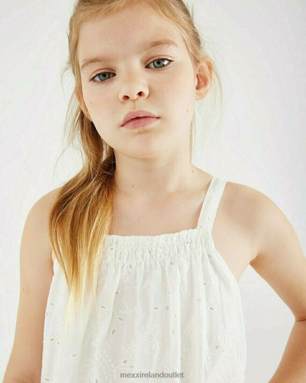 Mexx Broidery top Off white White 0T44H864 Girls