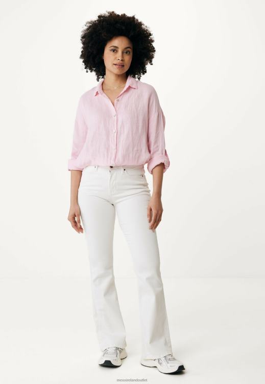 Mexx Button Through Blouse Pink 0T44H116 Women