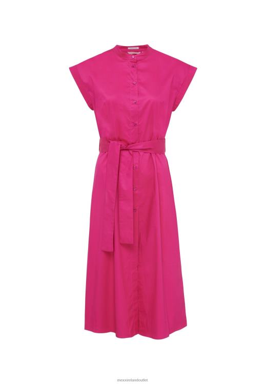Mexx Button Up T-shirt Dress Hot Pink 0T44H99 Women