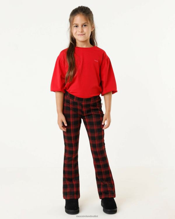Mexx Checked flared pants Red 0T44H814 Girls