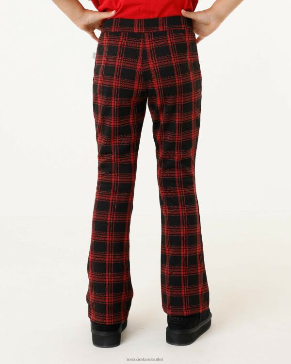 Mexx Checked flared pants Red 0T44H814 Girls