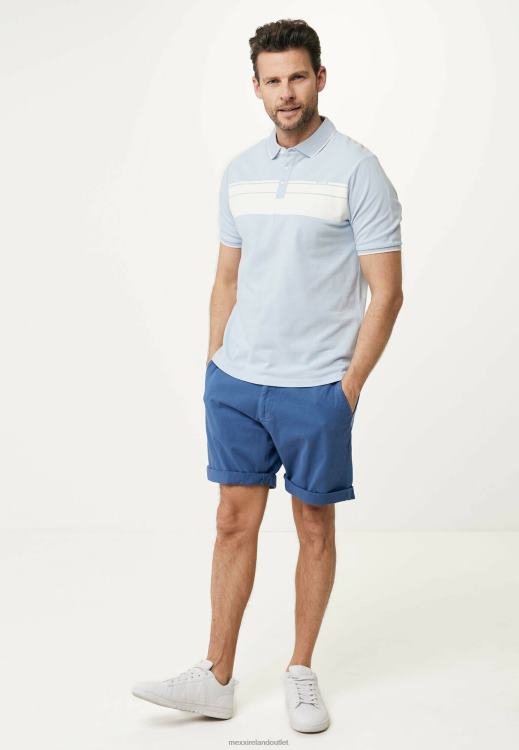 Mexx Color Block Polo Light Blue 0T44H511 Men