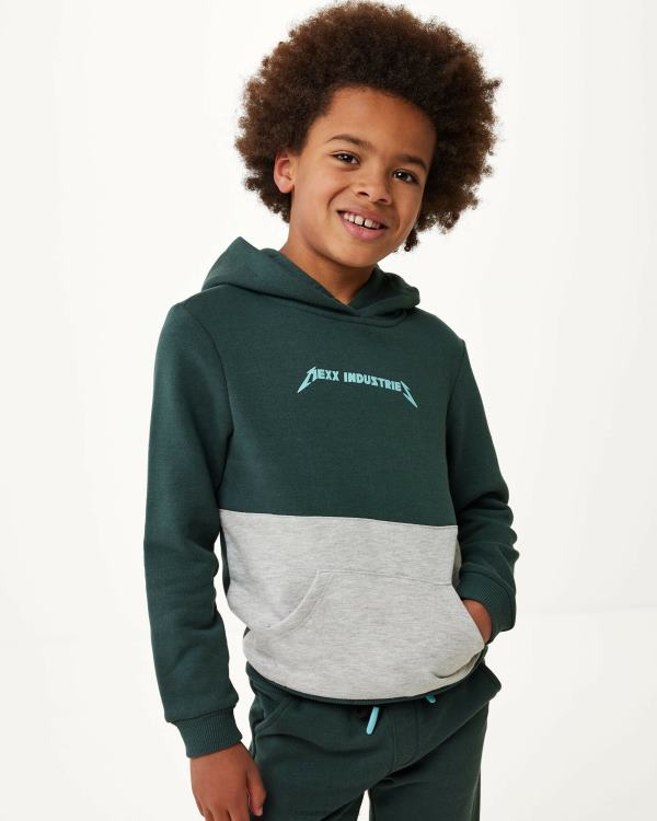 Mexx Colorblock hoody Dark Green 0T44H948 Boys