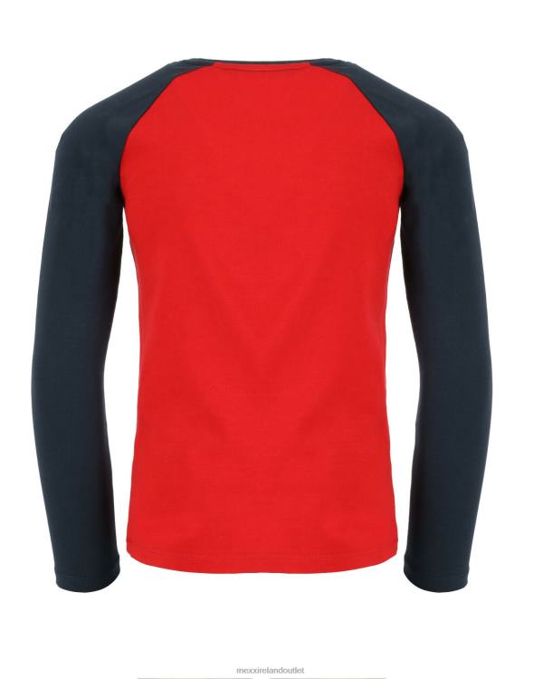 Mexx Colorblock t-shirt long sleeve Red 0T44H936 Boys