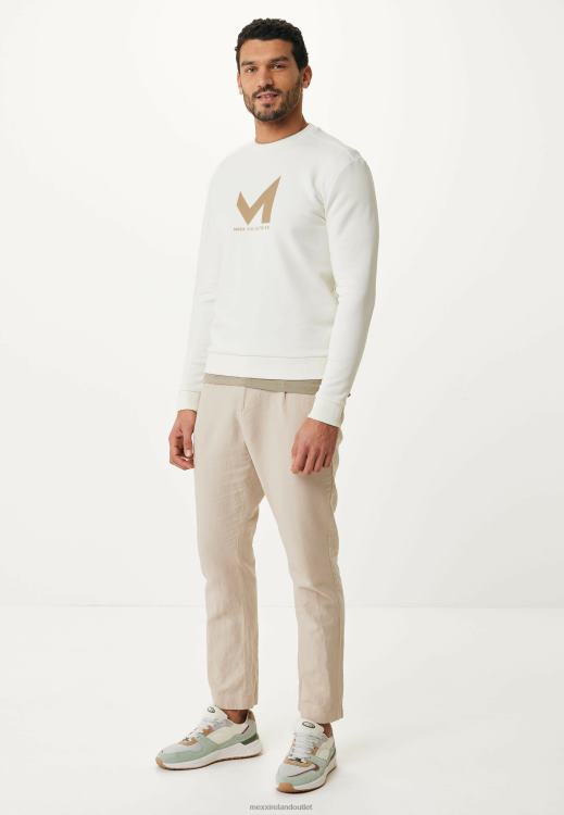 Mexx Crew Neck Sweater Off White Beige 0T44H468 Men