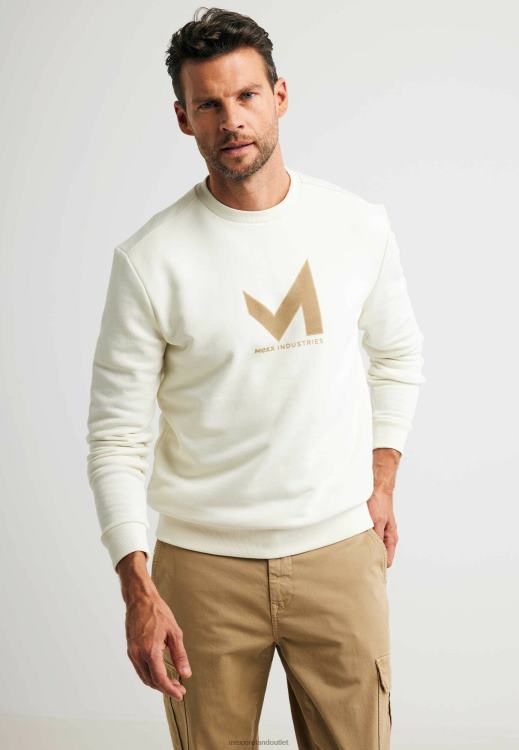 Mexx Crew Neck Sweater Off White Beige 0T44H468 Men
