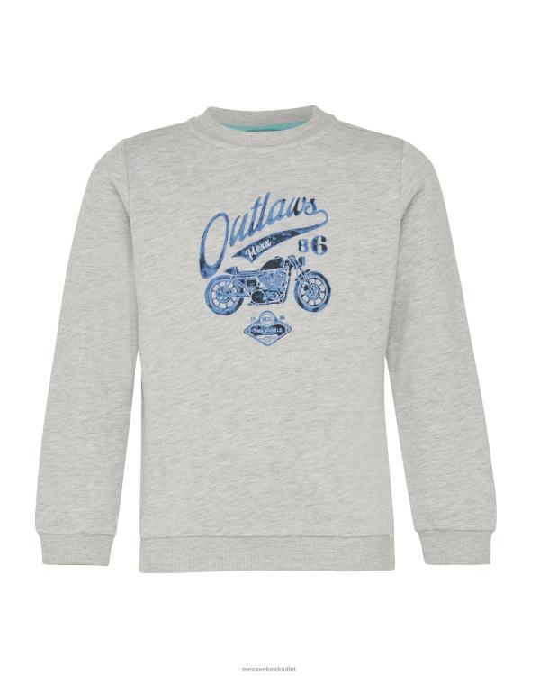 Mexx Crewneck artwork sweater Melee Grey 0T44H929 Boys