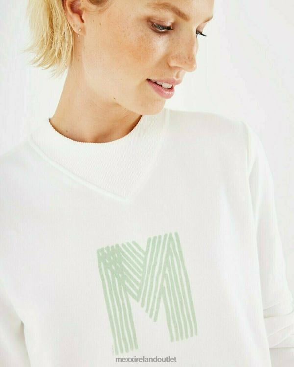 Mexx Crewneck sweater Off white White 0T44H407 Women