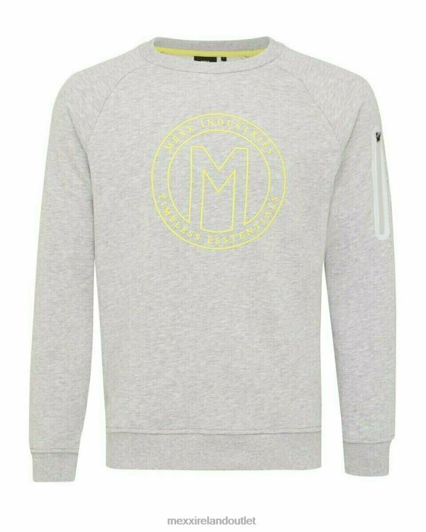 Mexx Crewneck sweater grey melee Grey 0T44H727 Men