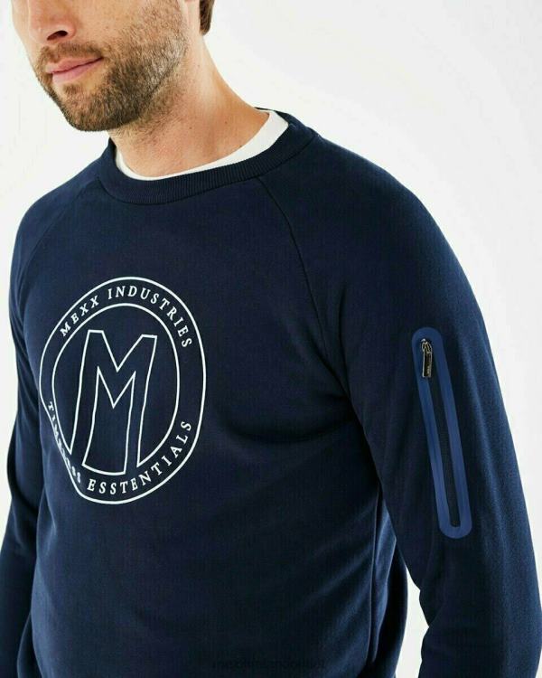 Mexx Crewneck sweater navy Blue 0T44H726 Men