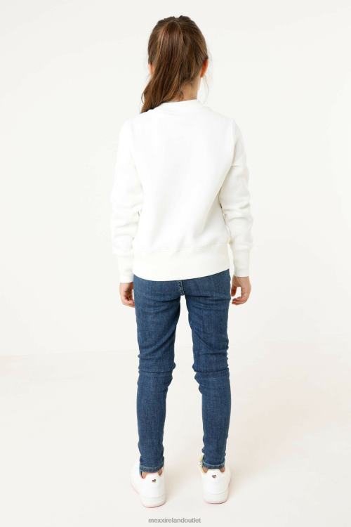 Mexx Crewneck sweater with artwork Off White 0T44H826 Girls