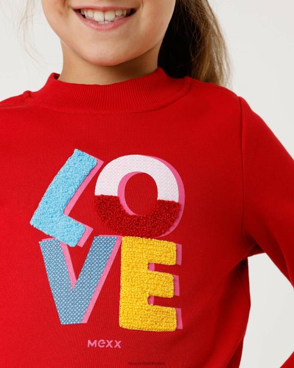 Mexx Crewneck sweater with artwork Red 0T44H816 Girls