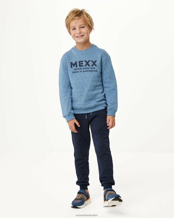 Mexx Crewneck sweater with quilting Mid Blue 0T44H950 Boys