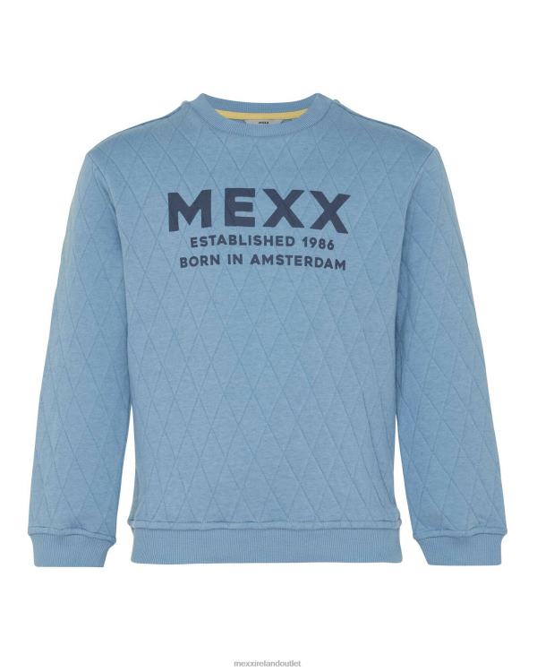 Mexx Crewneck sweater with quilting Mid Blue 0T44H950 Boys