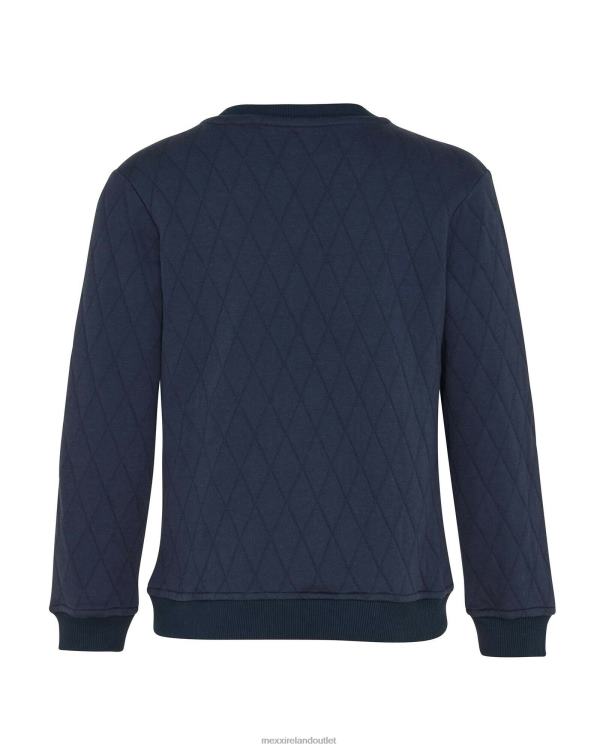 Mexx Crewneck sweater with quilting Navy Blue 0T44H954 Boys