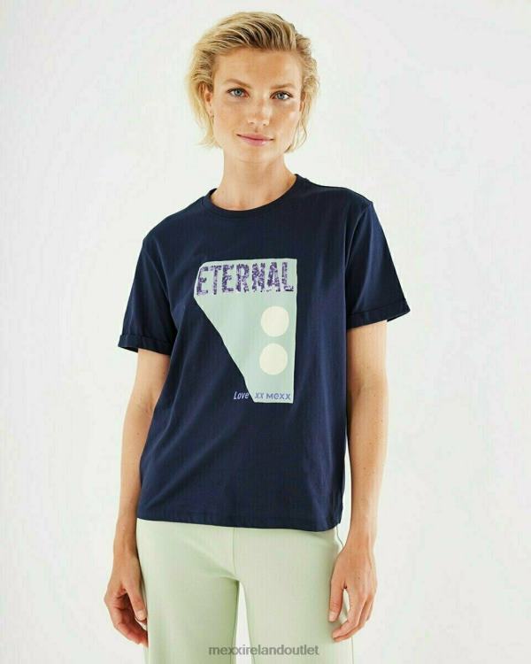 Mexx Crewneck t-shirt Navy Blue 0T44H408 Women