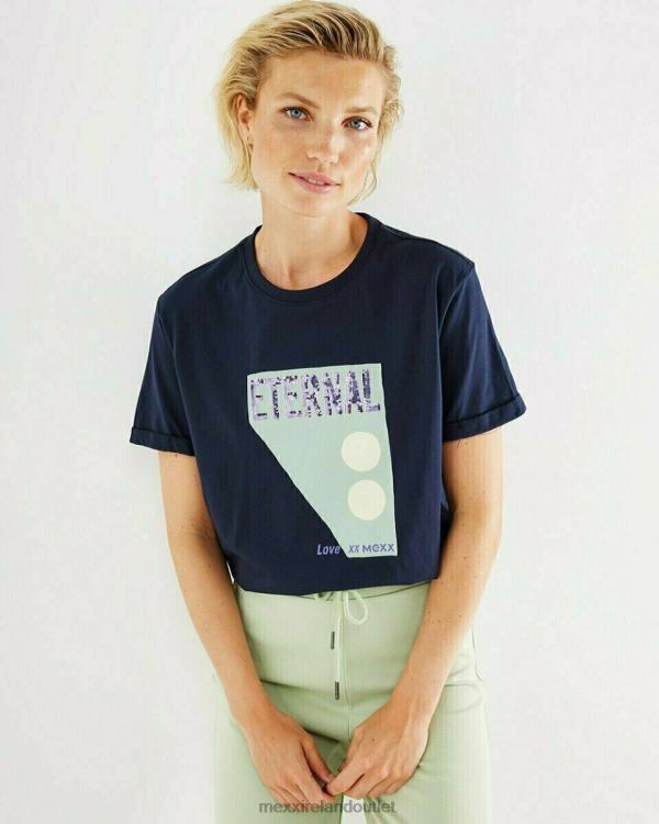 Mexx Crewneck t-shirt Navy Blue 0T44H408 Women