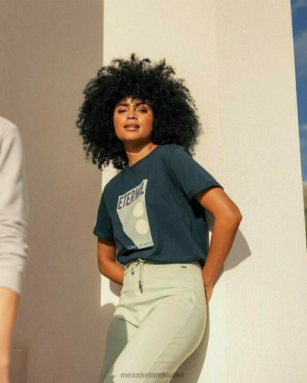 Mexx Crewneck t-shirt Navy Blue 0T44H408 Women