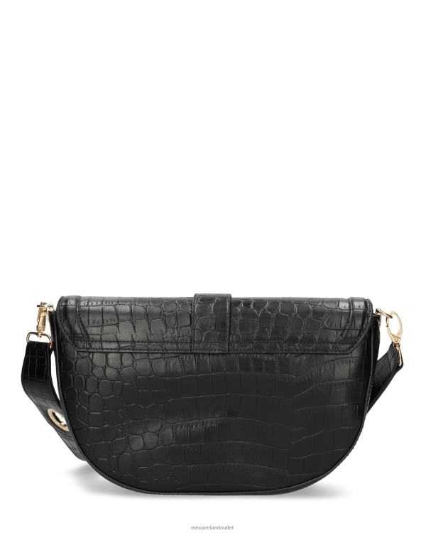 Mexx Croco halfmoon crossbody bag Black 0T44H428 Women