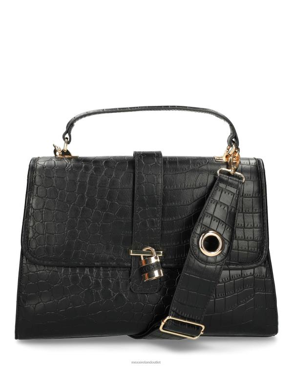 Mexx Croco laptop bag Black 0T44H427 Women