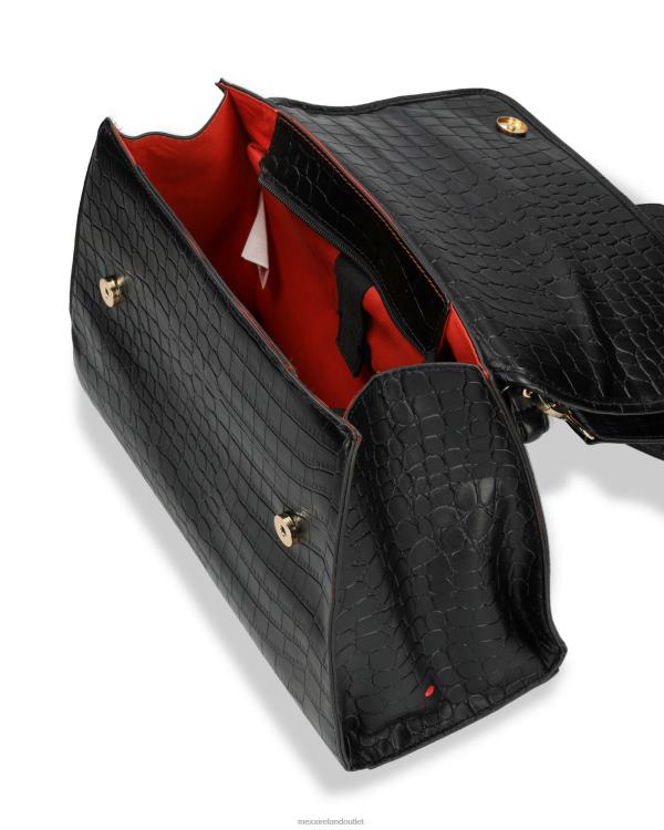 Mexx Croco laptop bag Black 0T44H427 Women