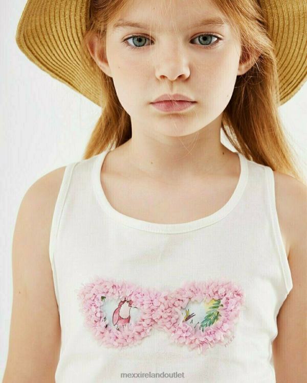 Mexx Crossed back singlet Off white White 0T44H853 Girls