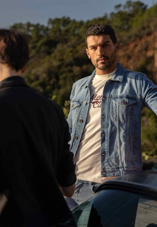 Mexx Denim Jacket Crown Bleach Beige 0T44H522 Men