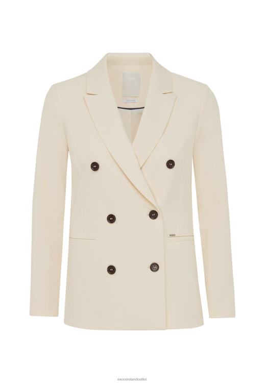 Mexx Double Breasted Blazer Light Sand Beige 0T44H5 Women