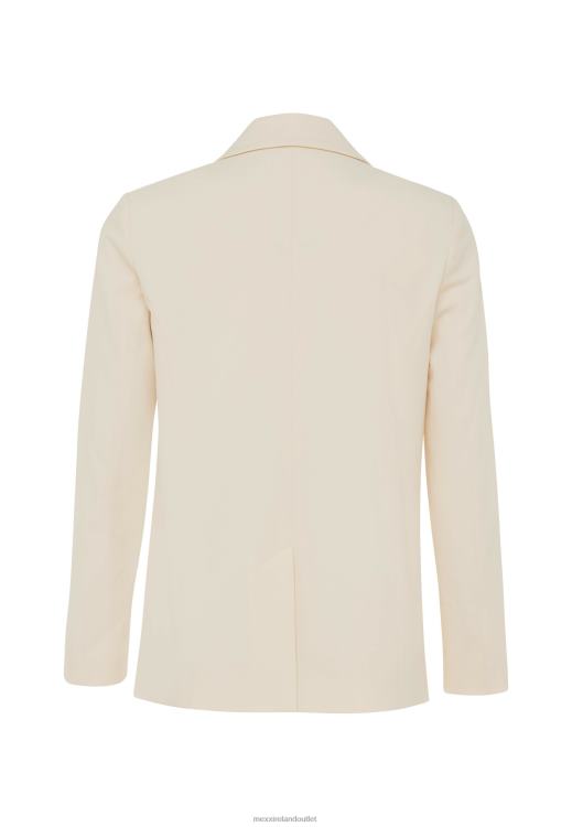 Mexx Double Breasted Blazer Light Sand Beige 0T44H5 Women