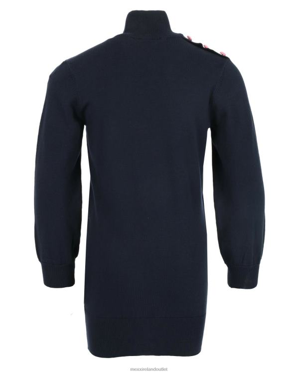 Mexx Dress with turtle neck Navy Blue 0T44H831 Girls
