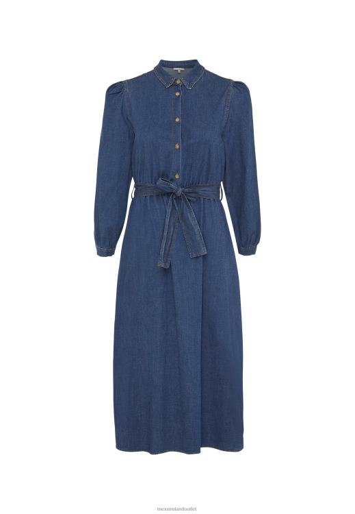 Mexx Flared T-shirt Dress Denim Blue 0T44H93 Women